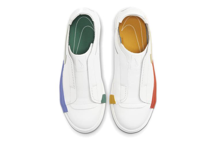 Кеды женские Nike Blazer Low Kickdown белые, 36.5 EU