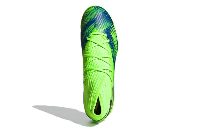 Футбольные бутсы мужские Adidas Nemeziz 19.3 TF зеленые, 43 1/3 EU