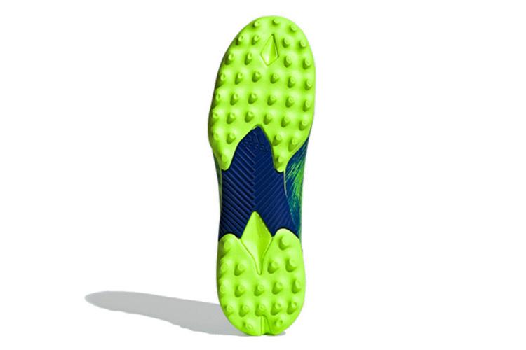 Футбольные бутсы мужские Adidas Nemeziz 19.3 TF зеленые, 43 1/3 EU