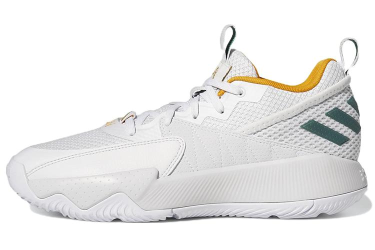 Кроссовки мужские Adidas Dame Certified Extply 2.0 The Letter O белые, зеленые