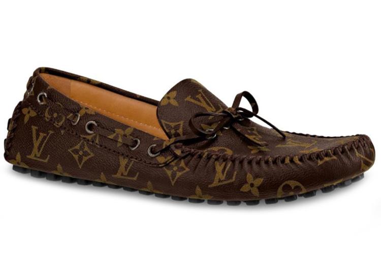 Мокасины мужские LOUIS VUITTON Arizona Gommino коричневые, 41 EU