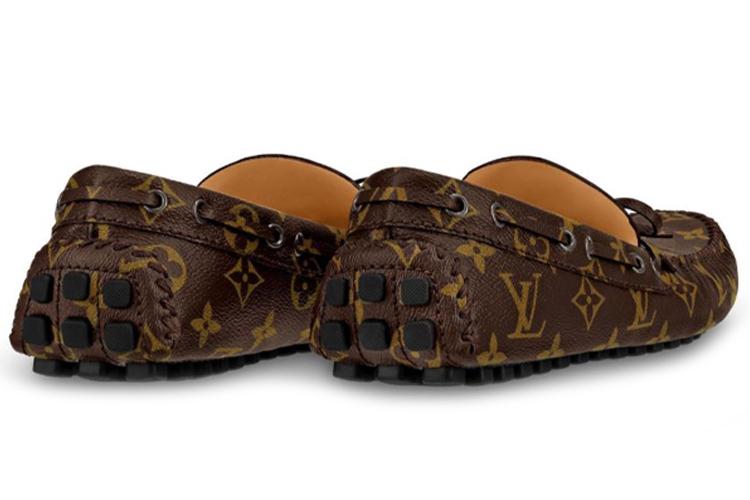 Мокасины мужские LOUIS VUITTON Arizona Gommino коричневые, 41 EU