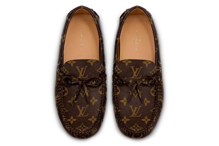 Мокасины мужские LOUIS VUITTON Arizona Gommino коричневые, 41 EU