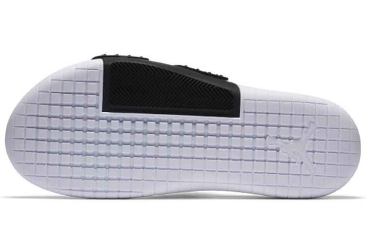 Шлепанцы мужские Jordan Hydro 8 Retro белые, черные, 45 EU