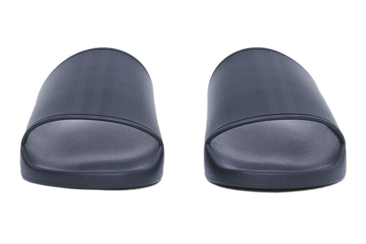 Шлепанцы мужские Burberry 80415031 темно-синие, 42 EU