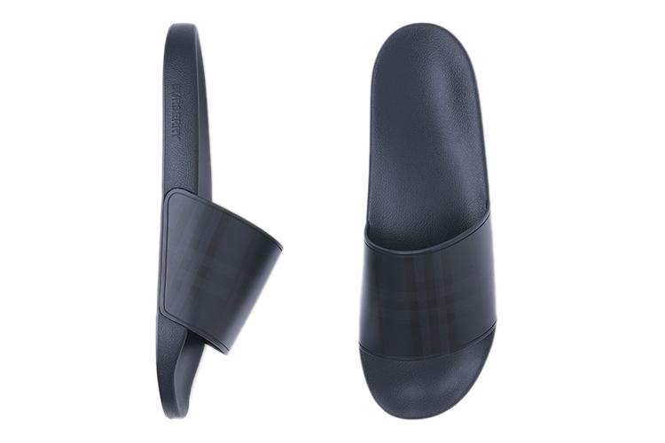 Шлепанцы мужские Burberry 80415031 темно-синие, 42 EU