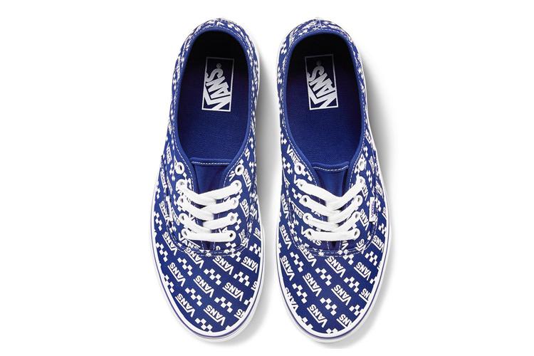 Кеды унисекс Vans Authentic Logo Repeat true blue, 42 EU