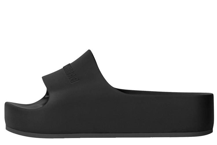 Шлепанцы женские Balenciaga Chunky Slide черные
