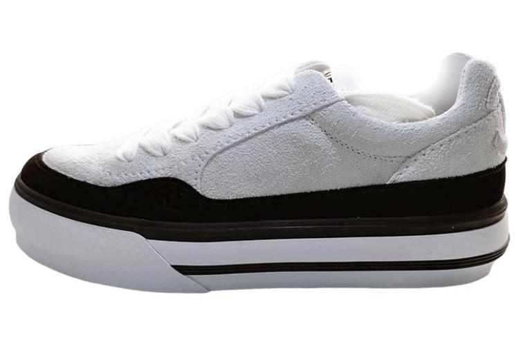 Спортивные кеды женские CHANEL G45208 B14073 NR412 серо-черные, 38.5 EU