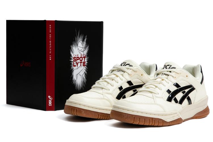 Кроссовки унисекс Asics Gel Spotlyte Low Rebound Youth cream-brown, 36 EU