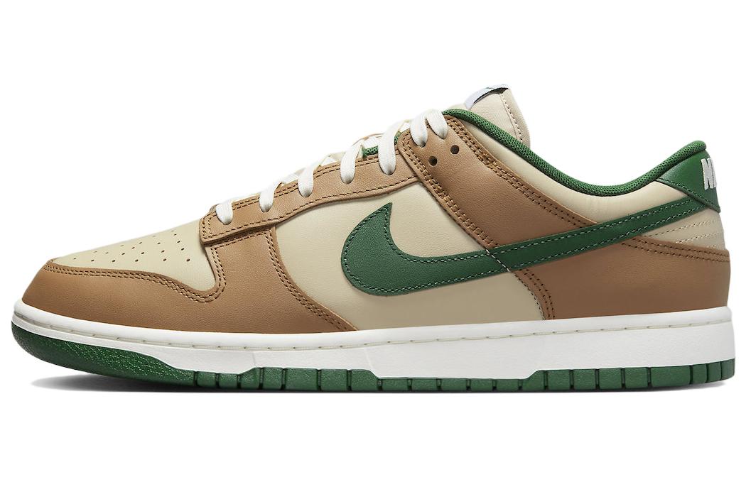 Кеды унисекс Nike Dunk Low Retro rattan gorge green