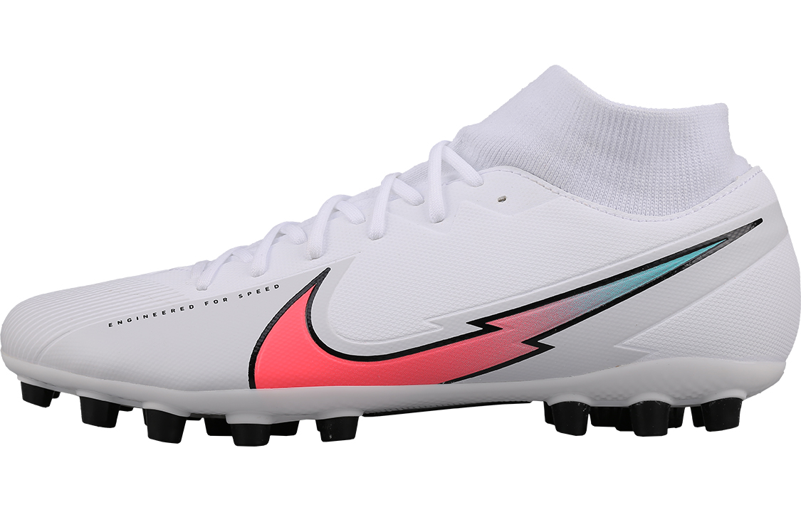 Футбольные бутсы Nike Mercurial Superfly 7 Academy AG белые
