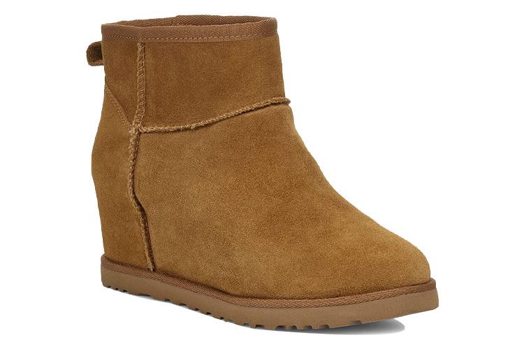 Угги женские UGG Classic Femme Mini коричневые, 36 EU