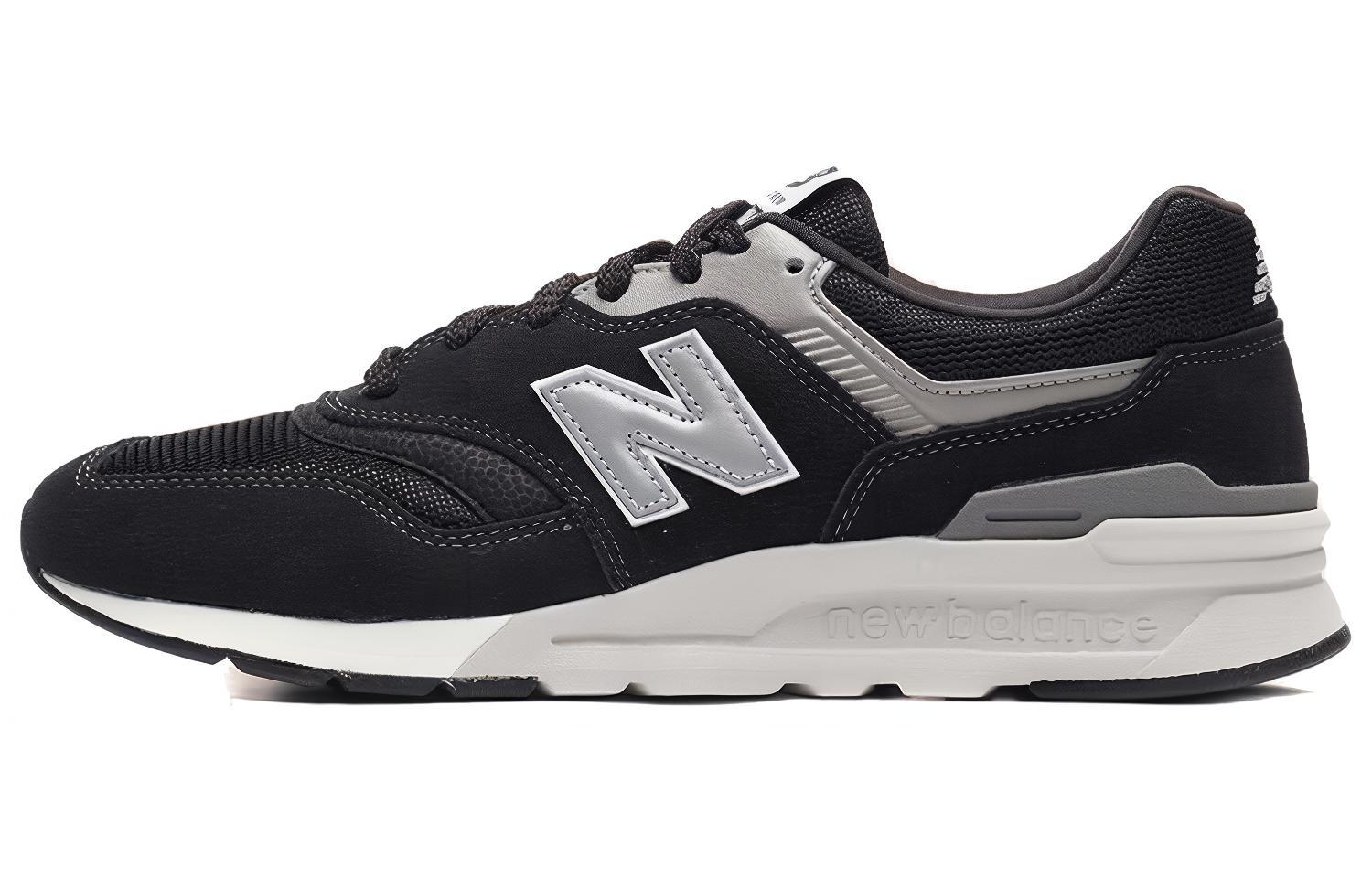 Кроссовки унисекс New Balance 997 черно-серые, 38 EU