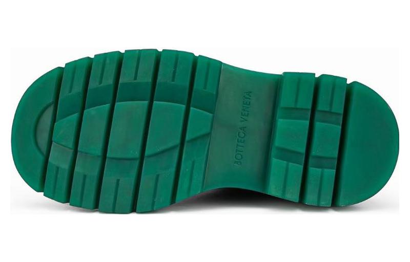 Ботинки мужские Bottega Veneta 630281VBS501025 черно-зелёные, 44 EU