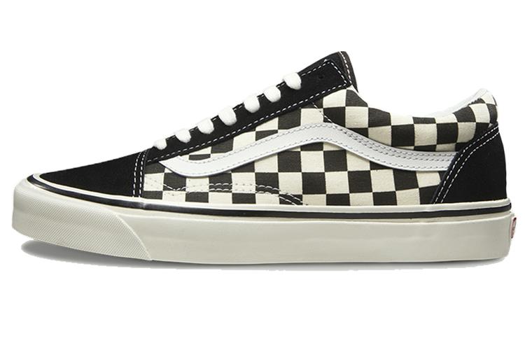 Кроссовки унисекс Vans Old Skool 36 DX Anaheim Factory черные в клетку, 36.5 EU