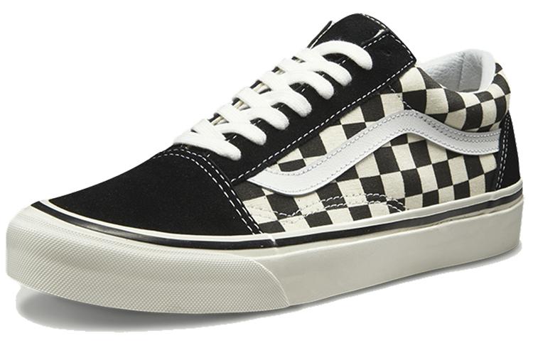 Кроссовки унисекс Vans Old Skool 36 DX Anaheim Factory черные в клетку, 36.5 EU