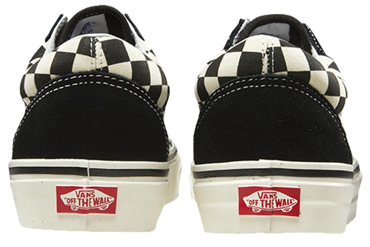 Кроссовки унисекс Vans Old Skool 36 DX Anaheim Factory черные в клетку, 36.5 EU