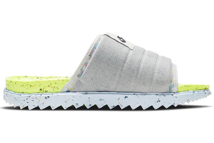 Шлепанцы Nike Asuna Crater platinum lint volt chambray blue black, 40 EU