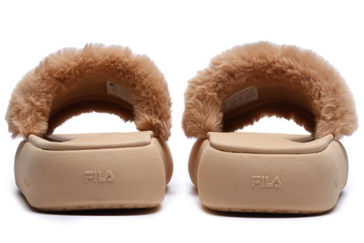 Шлепанцы женские FILA Donut Furry, tan, 38 EU