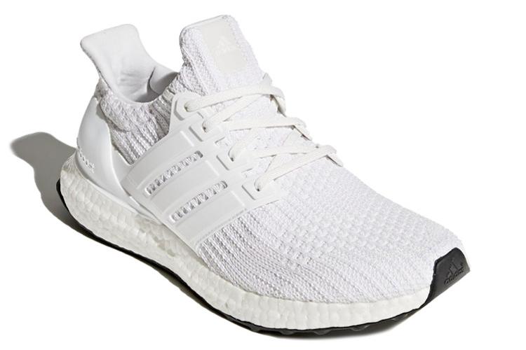 Кроссовки унисекс Adidas Ultra Boost 4.0 белые, 42 EU