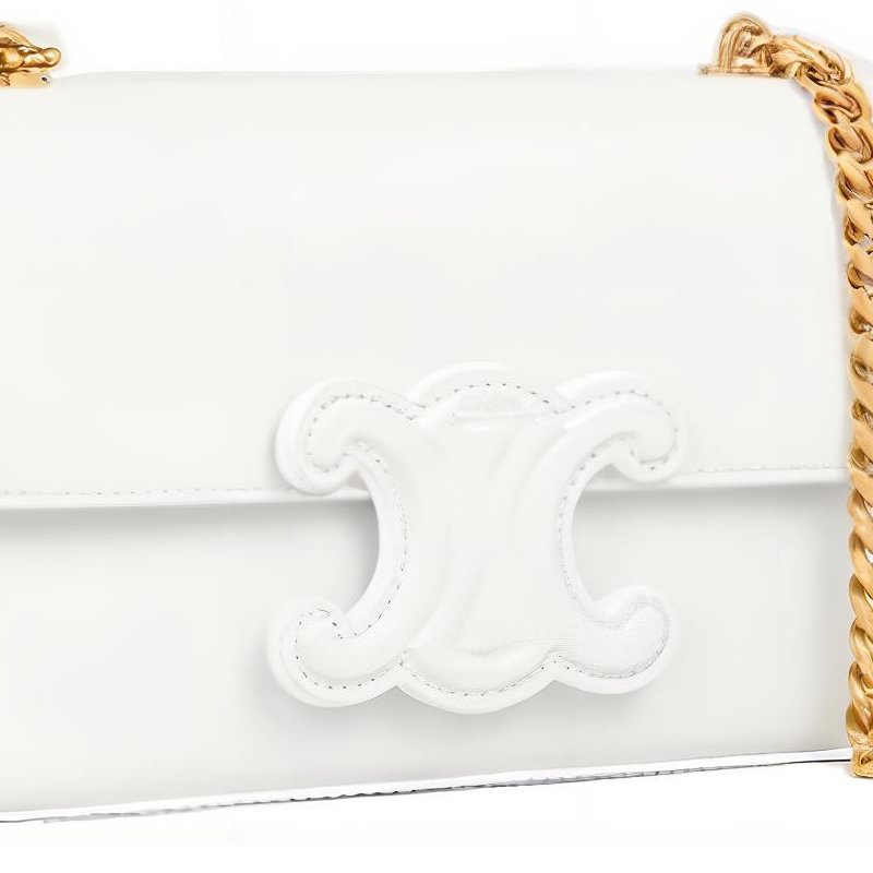 Сумка женская CELINE Triomphe белая