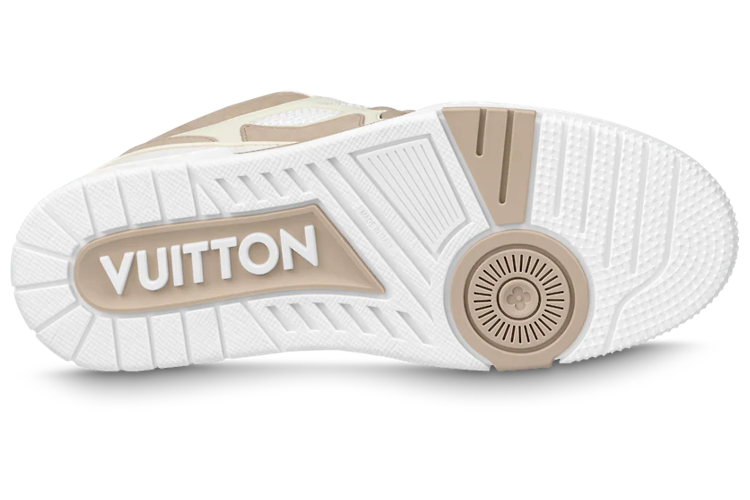 Кеды унисекс LOUIS VUITTON LV Trainer бежево-белые, 40 EU