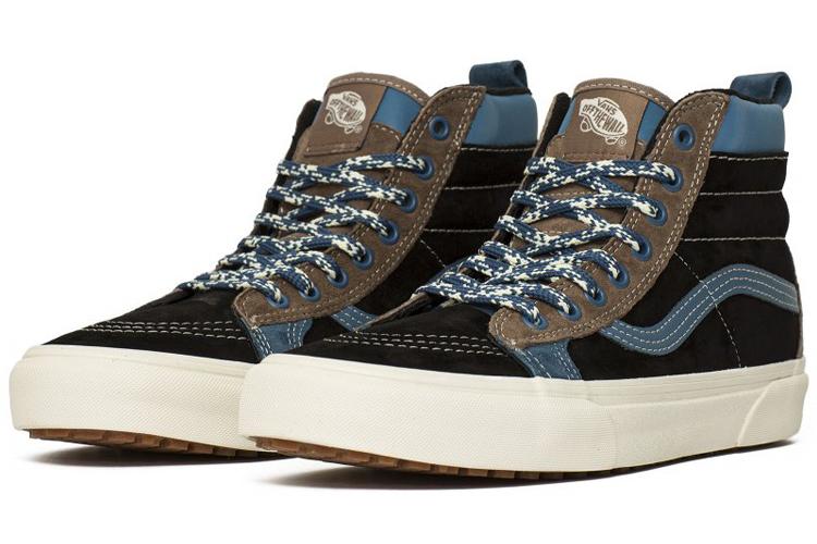 Кеды унисекс Vans SK8-Hi MTE LX синий, черный, белый, 40.5 EU