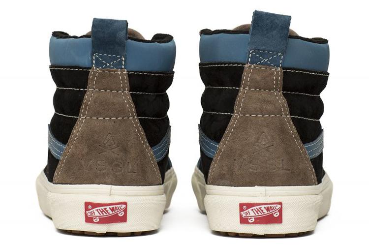 Кеды унисекс Vans SK8-Hi MTE LX синий, черный, белый, 40.5 EU