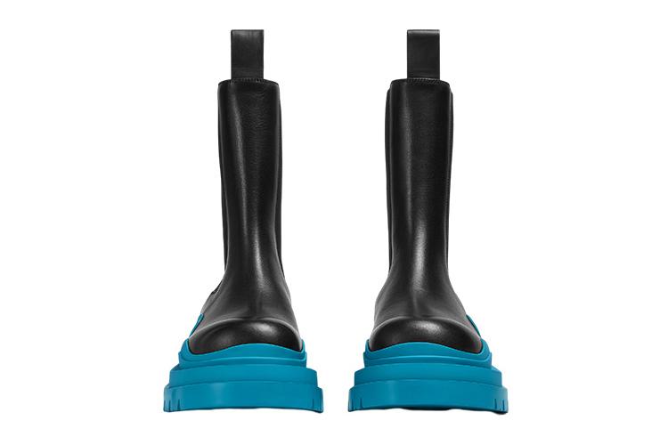 Ботинки мужские Bottega Veneta Tire Boot High черные, 39 EU