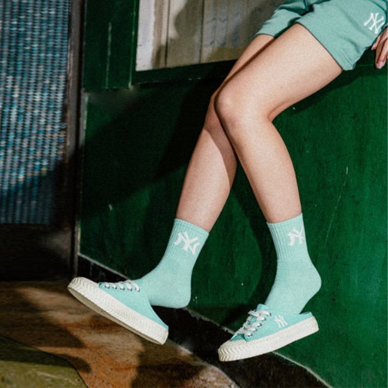 Шлепанцы унисекс MLB Playball Mule зеленые, 38 EU