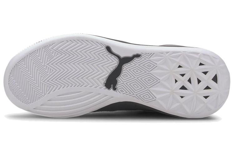 Кроссовки унисекс PUMA Clyde Hardwood Metallic черные-серые, 41 EU