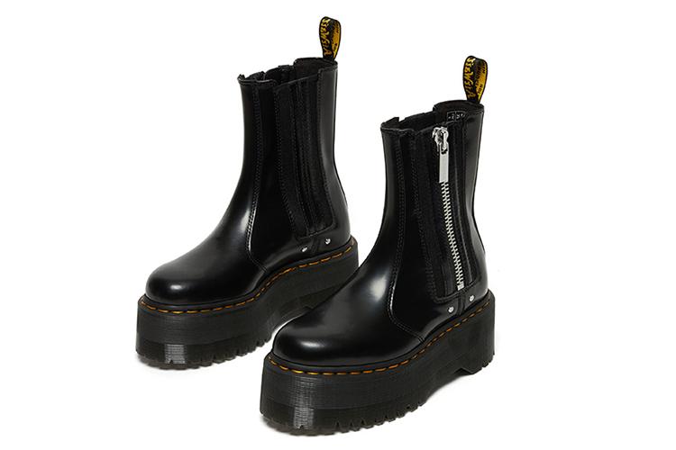 Полусапоги женские Dr. Martens 2976 Max Leather Platform черные, 39 EU
