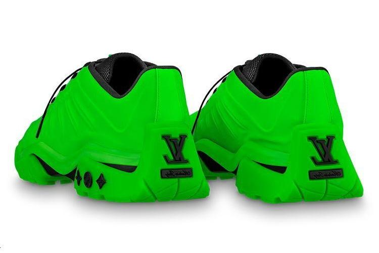 Кроссовки мужские LOUIS VUITTON Millenium зеленые черные, 42 EU