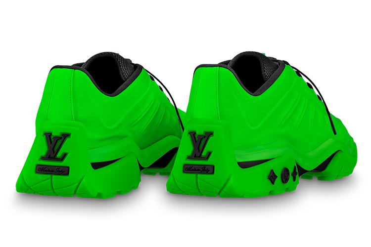 Кроссовки мужские LOUIS VUITTON Millenium зеленые черные, 42 EU