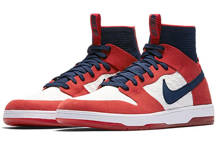 Кеды унисекс Nike SB Dunk High Elite красные, 40 EU
