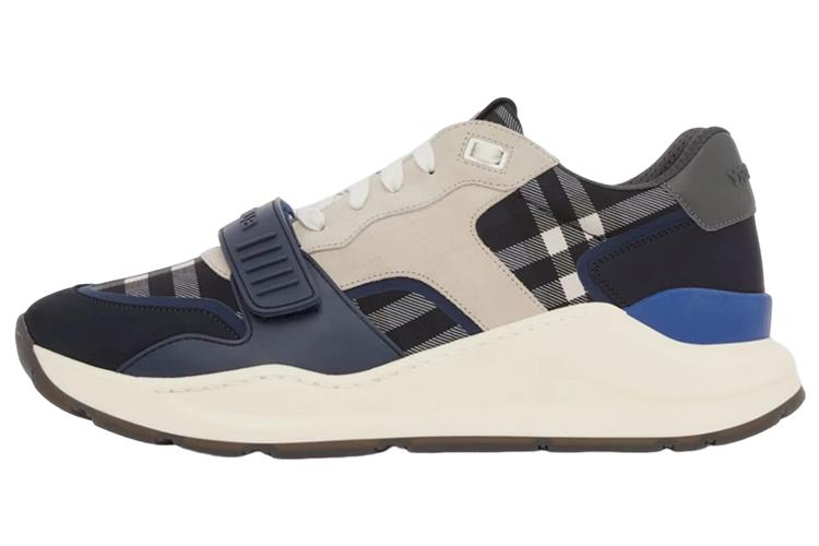 Кроссовки мужские Burberry Check темно-серые, 44 EU