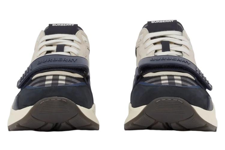 Кроссовки мужские Burberry Check темно-серые, 44 EU