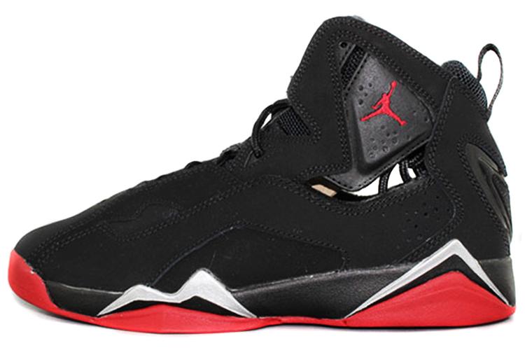Кроссовки женские Air Jordan True Flight GS черные, красные, 36 EU