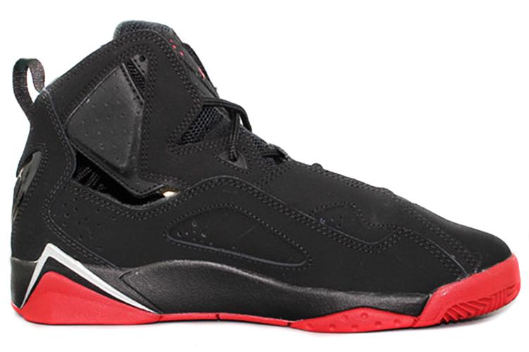 Кроссовки женские Air Jordan True Flight GS черные, красные, 36 EU
