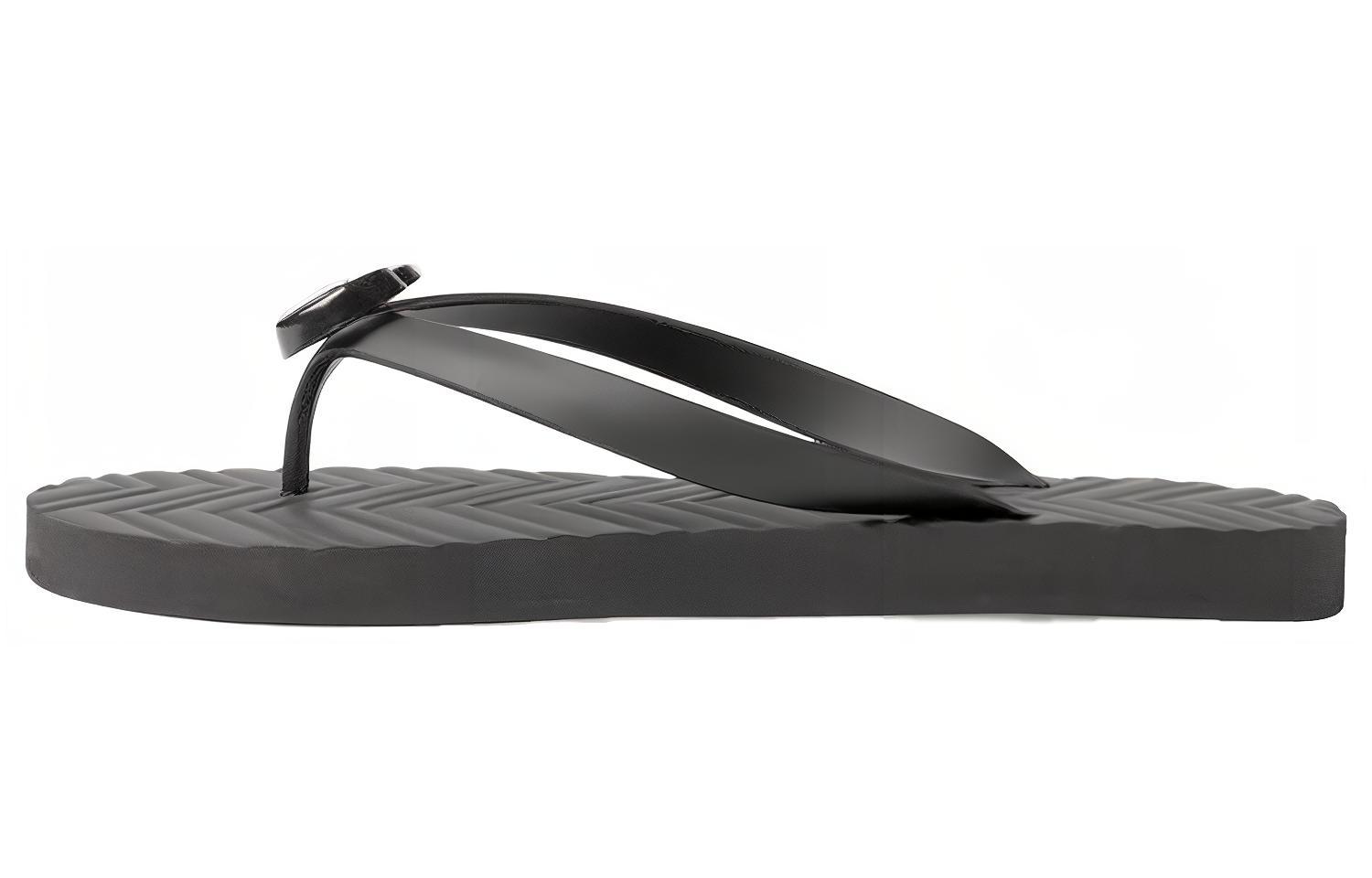 Шлепанцы мужские GUCCI Thong Sandal черные