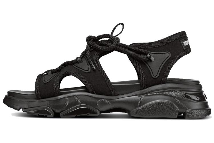 Сандалии женские DIOR D-Connect черные, 36 EU