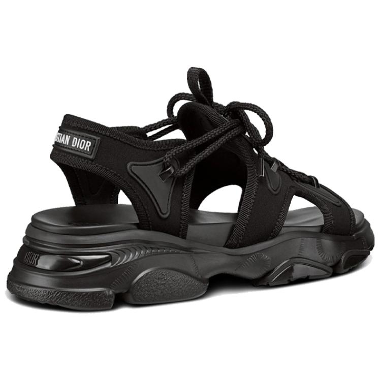 Сандалии женские DIOR D-Connect черные, 36 EU