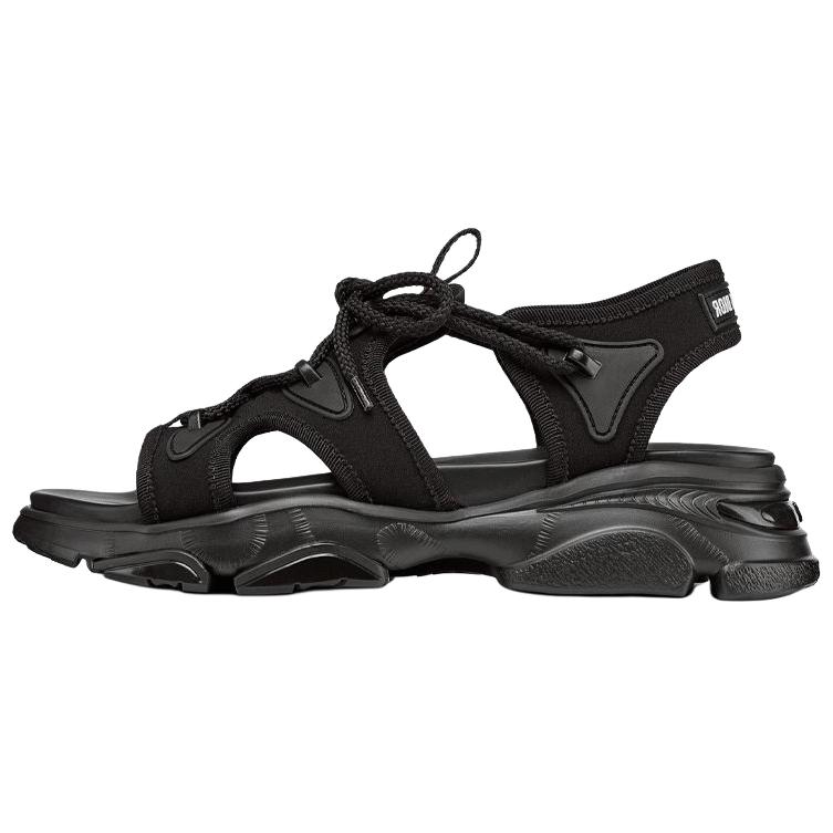 Сандалии женские DIOR D-Connect черные, 36 EU