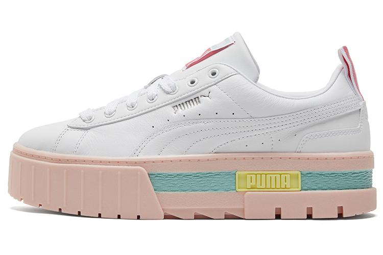 Кеды женские PUMA Mayze Pop белые, розовые