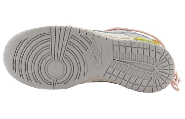 Кеды унисекс Nike Dunk Low Off White Lot 24, off white, 41 EU