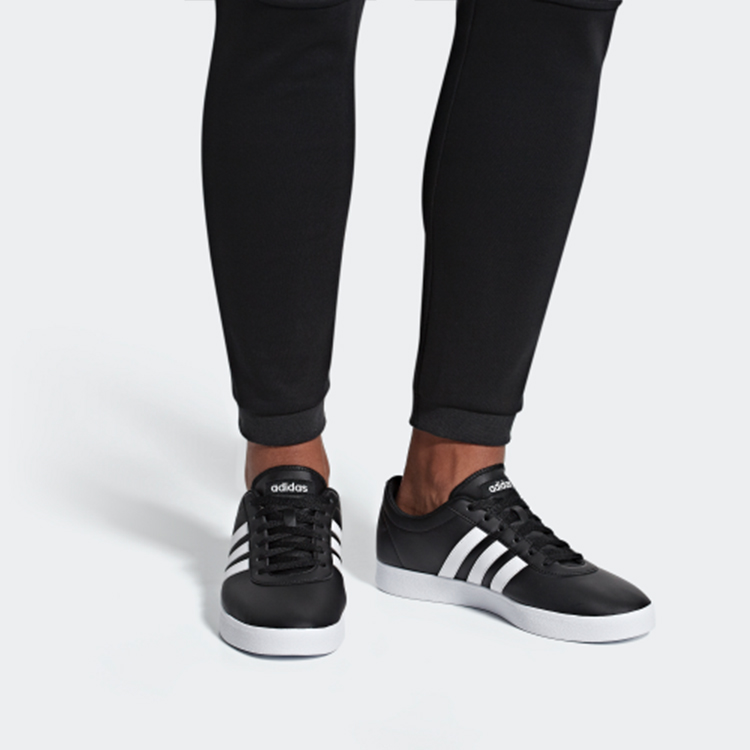 Велотуфли мужские Adidas Easy Vulc 2.0 черные, белые, 43 1/3 EU