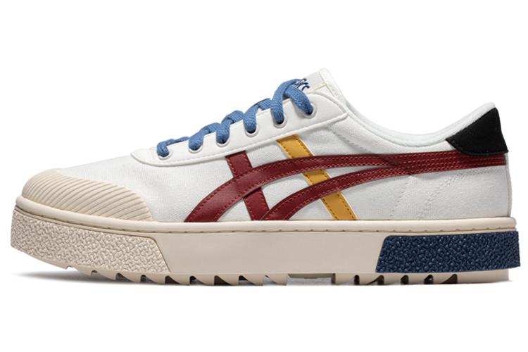 Кроссовки унисекс ASICS Court Trail белый/красный