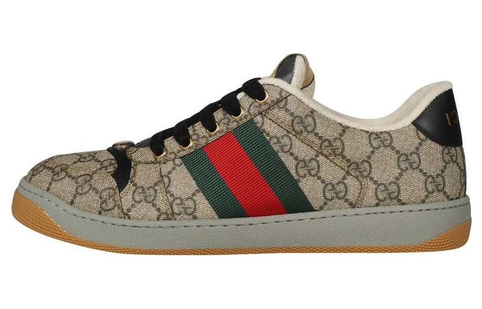 Кроссовки мужские GUCCI Screener бежевые, 44 EU