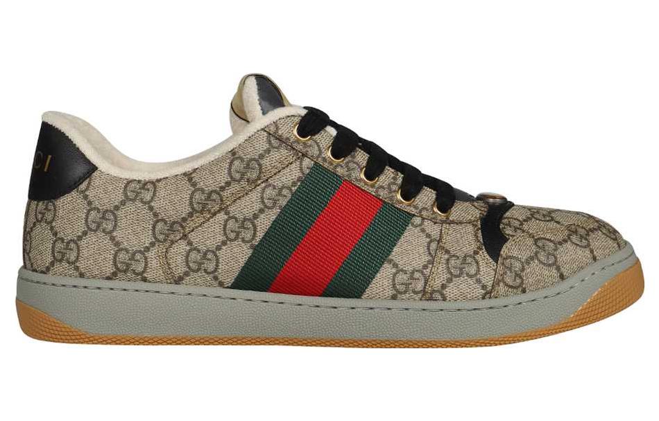 Кроссовки мужские GUCCI Screener бежевые, 44 EU